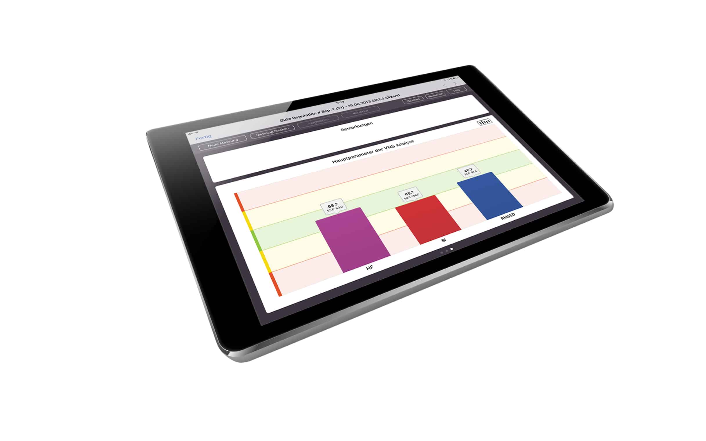 mock up black tablet perspective angle isolated on white vector design